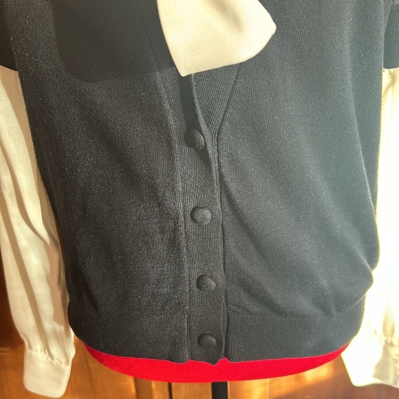 Cashmere Blend Layered Sweater Blouse S - Picture 7 of 7